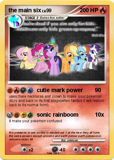 Pokemon the main six