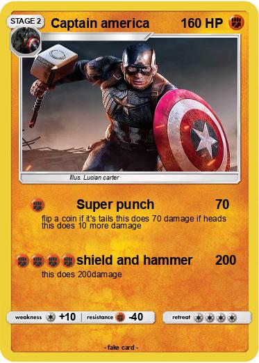 Pokemon Captain america