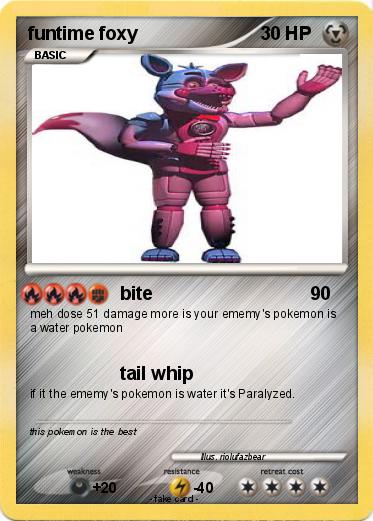 Pokemon funtime foxy