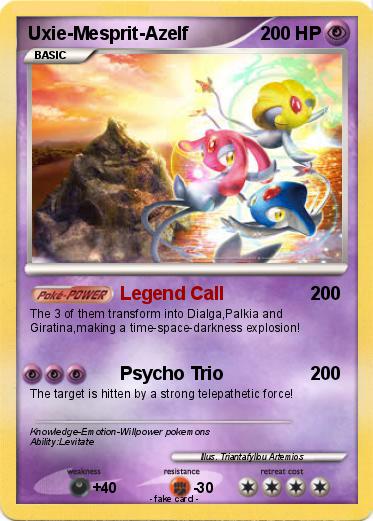 Pokemon Uxie-Mesprit-Azelf