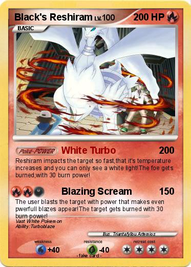 Pokemon Black's Reshiram