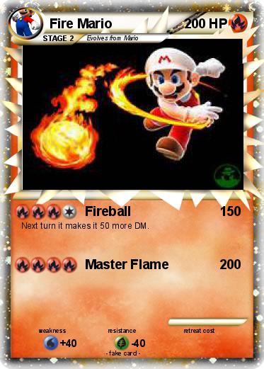 Pokemon Fire Mario