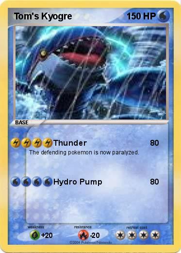 Pokemon Tom's Kyogre