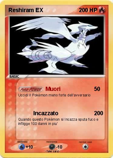 Pokemon Reshiram EX