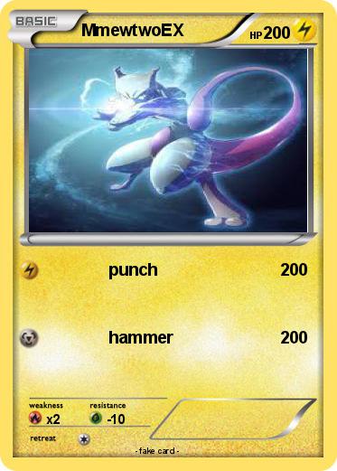Pokemon MmewtwoEX