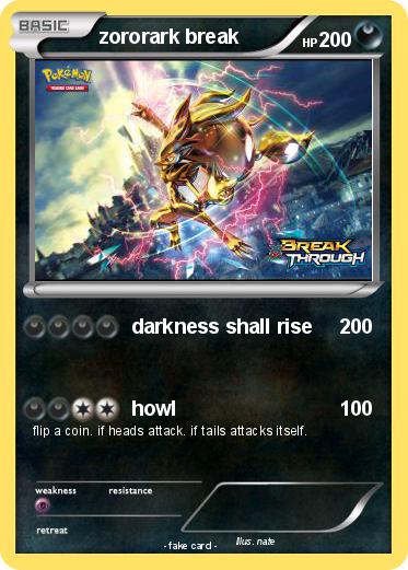 Pokemon zororark break