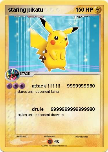 Pokemon staring pikatu