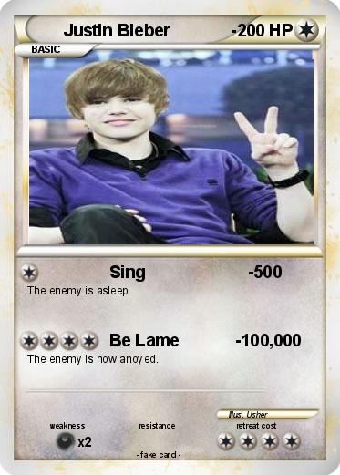 Pokemon Justin Bieber             -