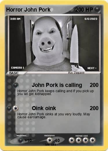 Pokemon Horror John Pork