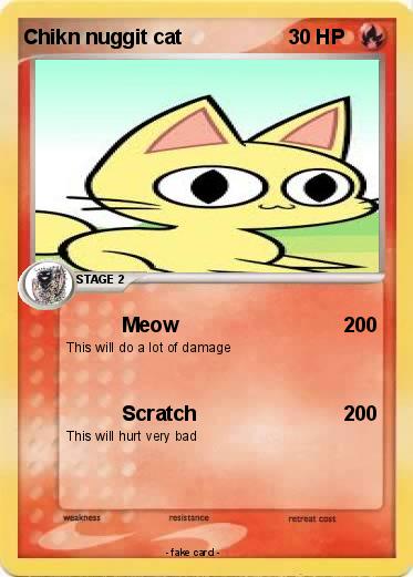 Pokemon Chikn nuggit cat