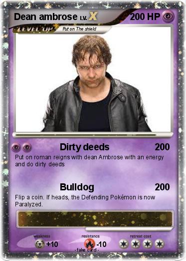 Pokemon Dean ambrose