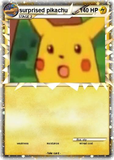 Pokemon surprised pikachu