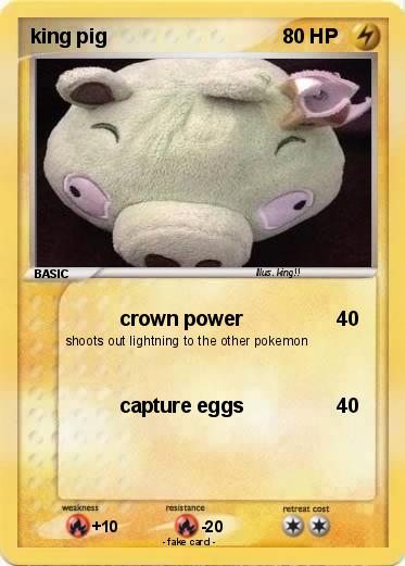 Pokemon king pig