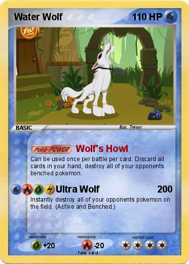 Pokemon Water Wolf