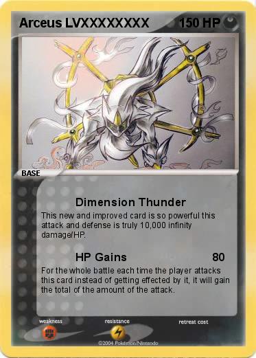 Pokemon Arceus LVXXXXXXXX