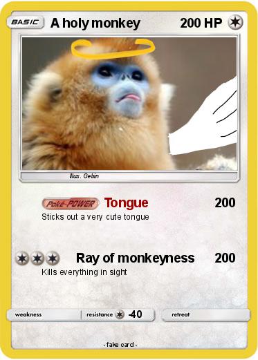 Pokemon A holy monkey