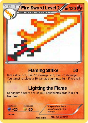 Pokemon Fire Sword Level 2