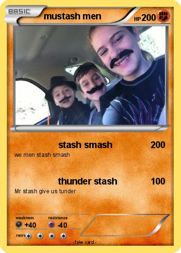 Pokemon mustash men