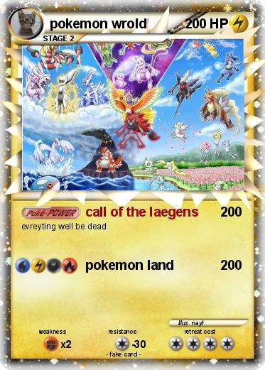 Pokemon pokemon wrold