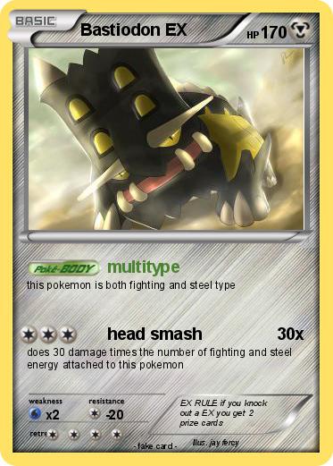 Pokemon Bastiodon EX
