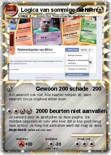 Pokemon Logica van sommige mensen