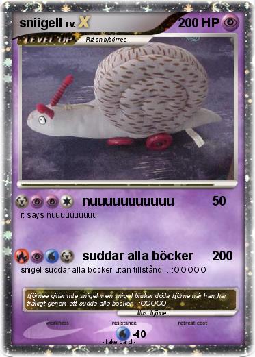 Pokemon sniigell