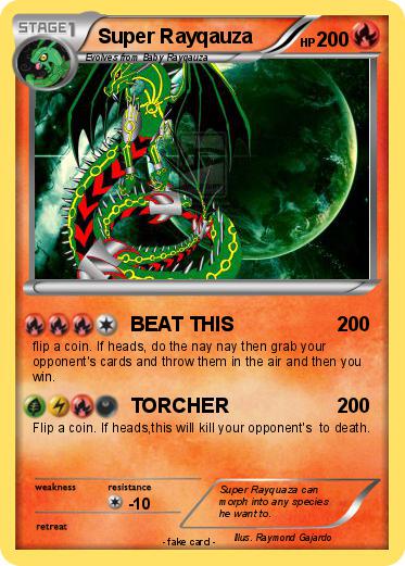 Pokemon Super Rayqauza