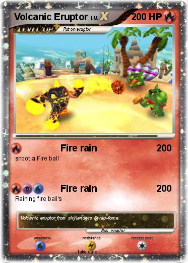 Pokemon Volcanic Eruptor