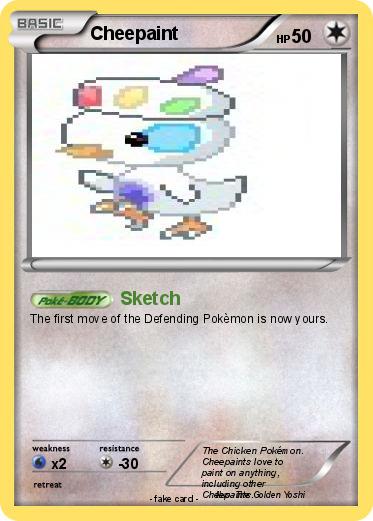 Pokemon Cheepaint