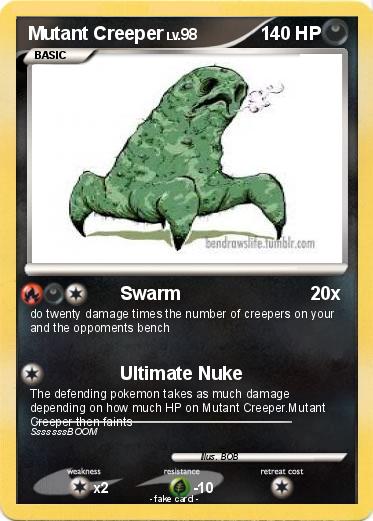 Pokemon Mutant Creeper
