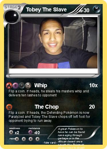 Pokemon Tobey The Slave