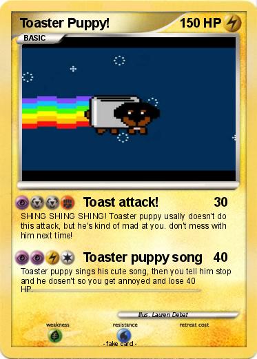 Pokemon Toaster Puppy!