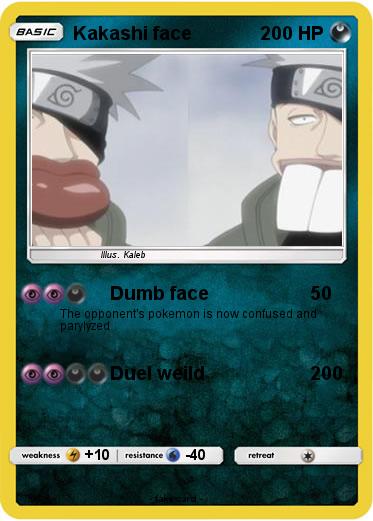 Pokemon Kakashi face