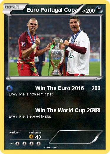 Pokemon Euro Portugal Copa