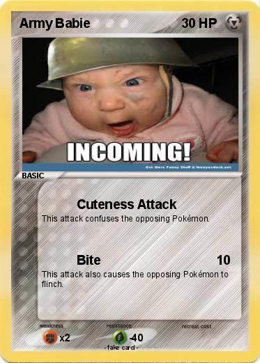 Pokemon Army Babie