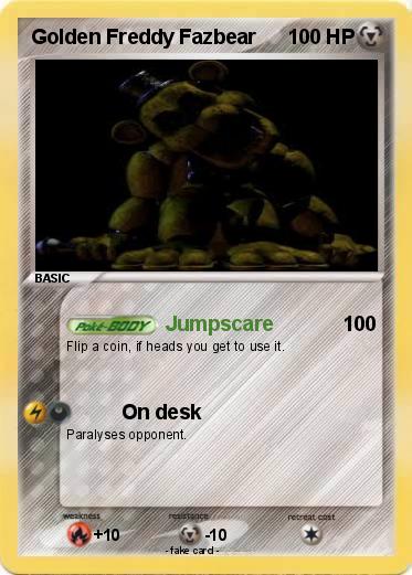 Pokemon Golden Freddy Fazbear