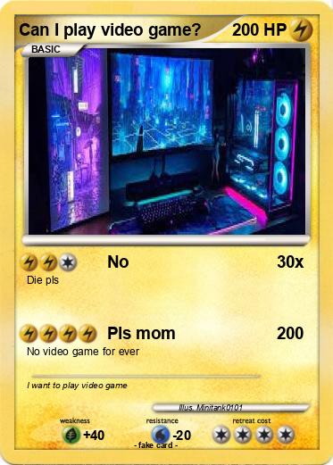 Pokemon Can I play video game?