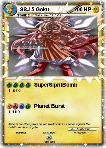 Pokemon SSJ 5 Goku