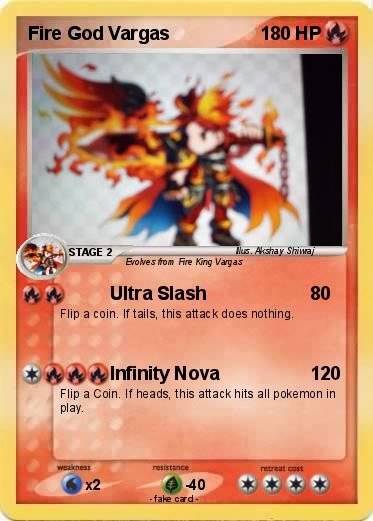 Pokemon Fire God Vargas
