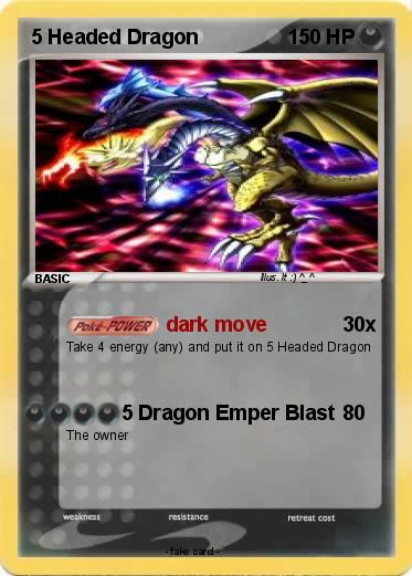 Pokemon 5 Headed Dragon
