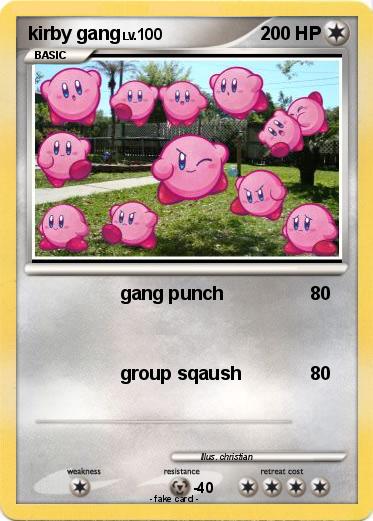 Pokemon kirby gang