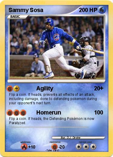 Pokemon Sammy Sosa