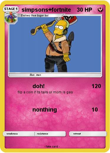 Pokemon simpsons+fortnite