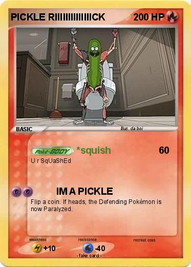 Pokemon PICKLE RIIIIIIIIIIIIIICK