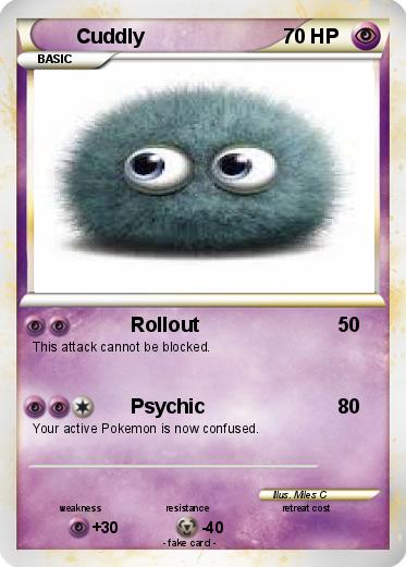 Pokemon Cuddly