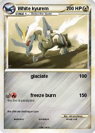 Pokemon White kyurem