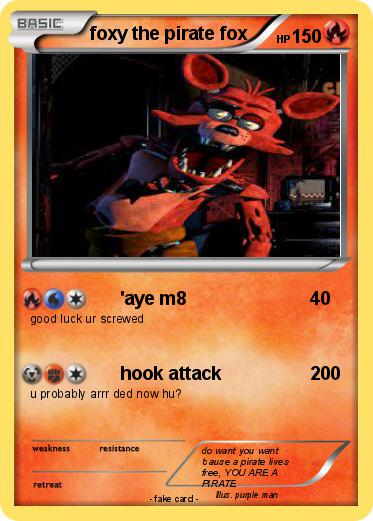 Pokemon foxy the pirate fox