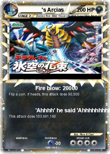 Pokemon _______'s Arcias