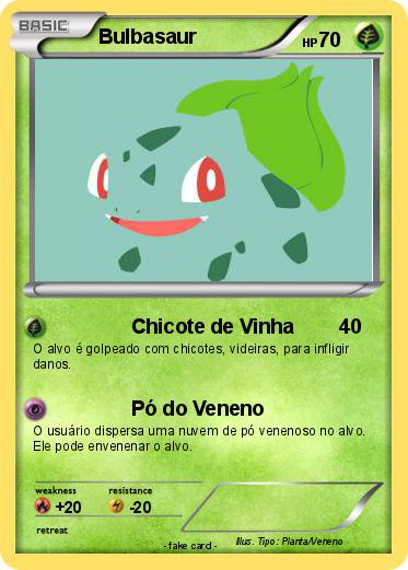 Pokemon Bulbasaur