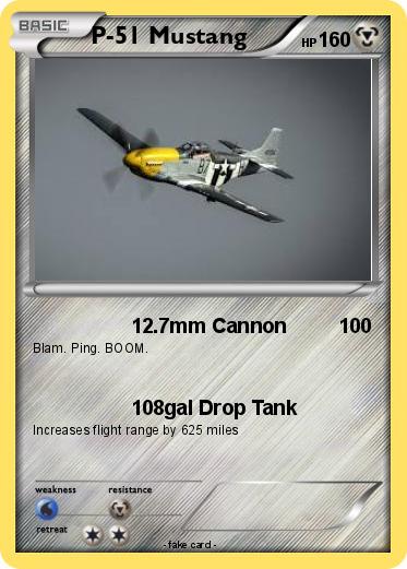 Pokemon P-51 Mustang